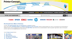 Desktop Screenshot of printer-concept.de